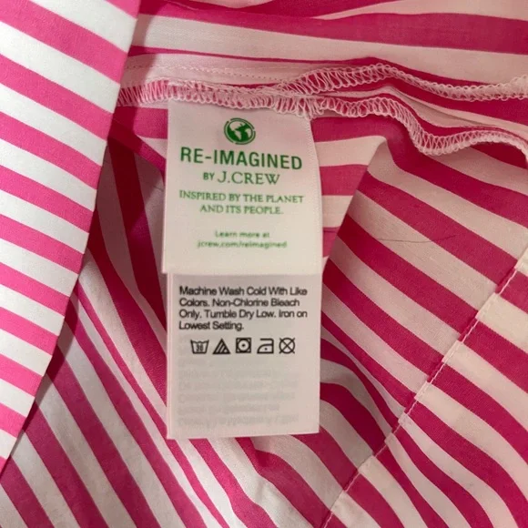 NEW J. Crew Smocked-cuff popover top in stripe
Item AU295 - Picture 5 of 7